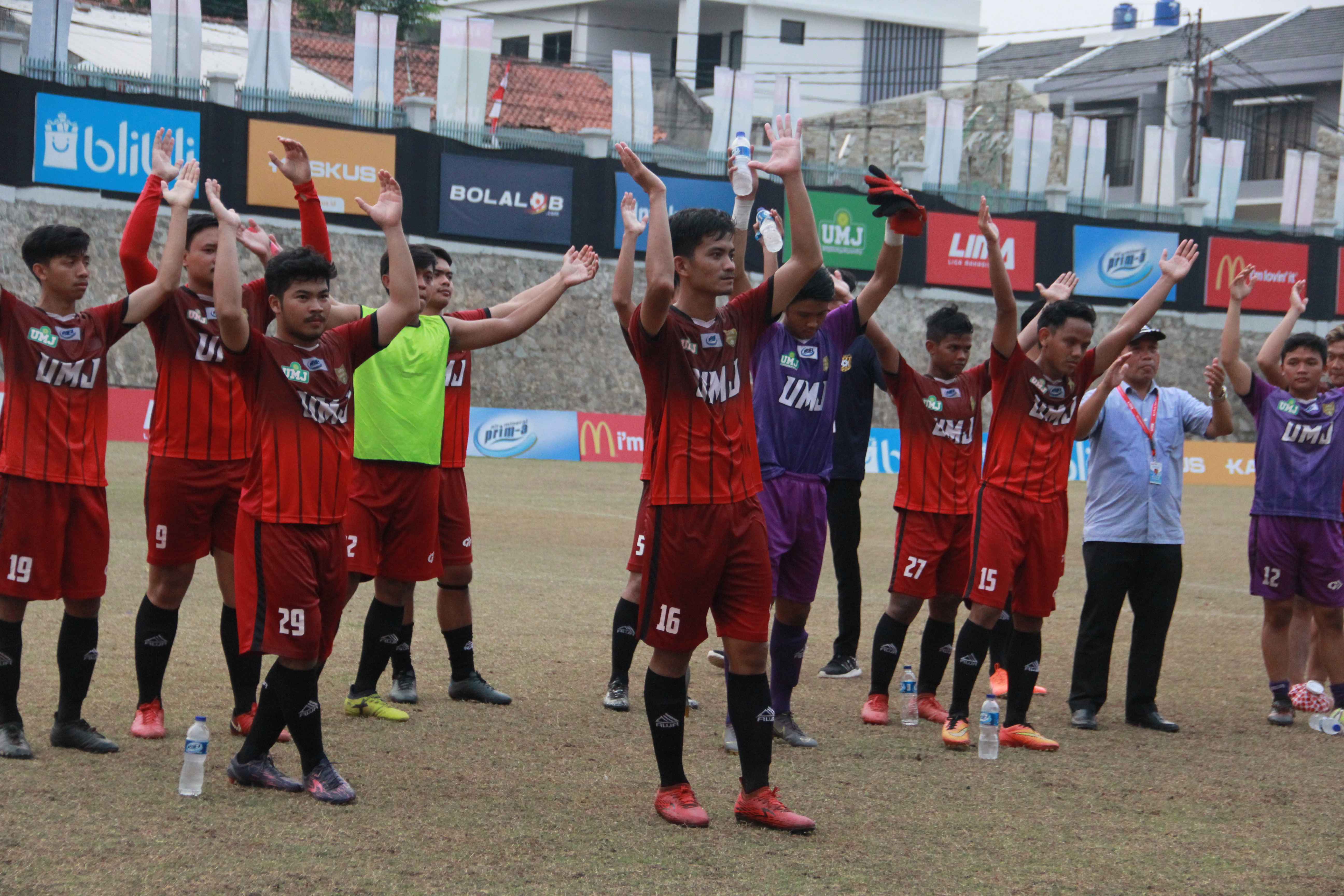Kesebelasan Universitas Muhammadiyah Jakarta Jadi Juara Liga Mahasiswa Tingkat Nasional
